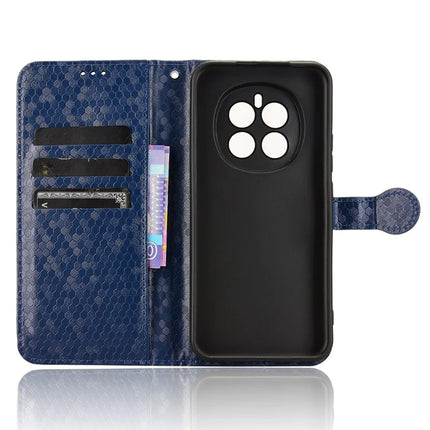 For Honor Magic7 5G Wallet Case Dot Pattern Imprint PU Leather Phone Cover