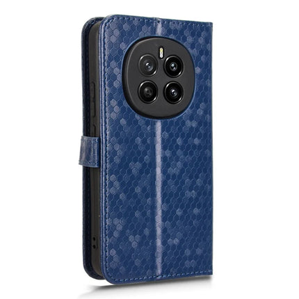 For Honor Magic7 5G Wallet Case Dot Pattern Imprint PU Leather Phone Cover