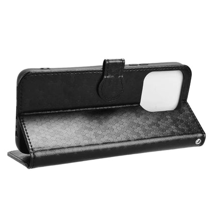 For Honor X5b Plus  /  X5b Wallet Case Dot Pattern Imprint PU Leather Phone Cover