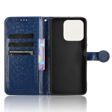 For Honor X5b Plus  /  X5b Wallet Case Dot Pattern Imprint PU Leather Phone Cover