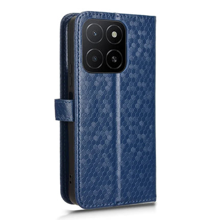 For Honor X5b Plus  /  X5b Wallet Case Dot Pattern Imprint PU Leather Phone Cover