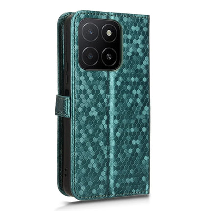 For Honor X5b Plus  /  X5b Wallet Case Dot Pattern Imprint PU Leather Phone Cover