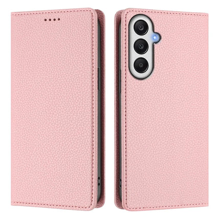 For Samsung Galaxy A05s 4G Wallet Case RFID Blocking Litchi Texture Leather Mobile Cover