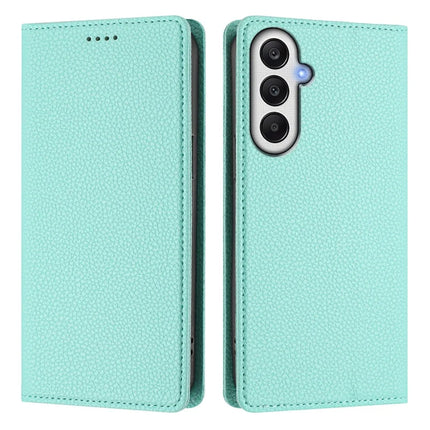 For Samsung Galaxy A05s 4G Wallet Case RFID Blocking Litchi Texture Leather Mobile Cover