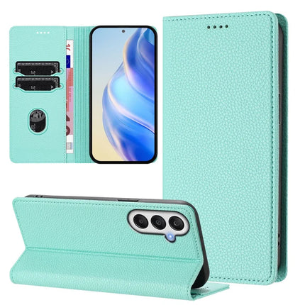 For Samsung Galaxy A05s 4G Wallet Case RFID Blocking Litchi Texture Leather Mobile Cover