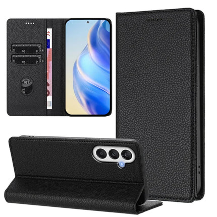For Samsung Galaxy A05s 4G Wallet Case RFID Blocking Litchi Texture Leather Mobile Cover