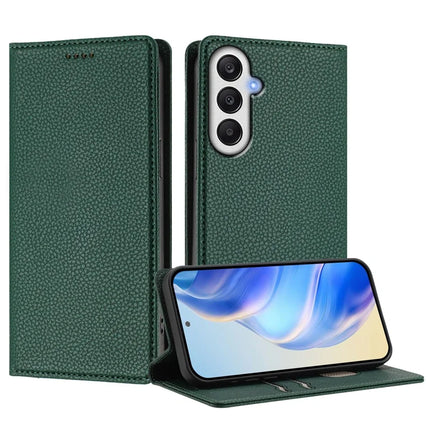 For Samsung Galaxy A05s 4G Wallet Case RFID Blocking Litchi Texture Leather Mobile Cover