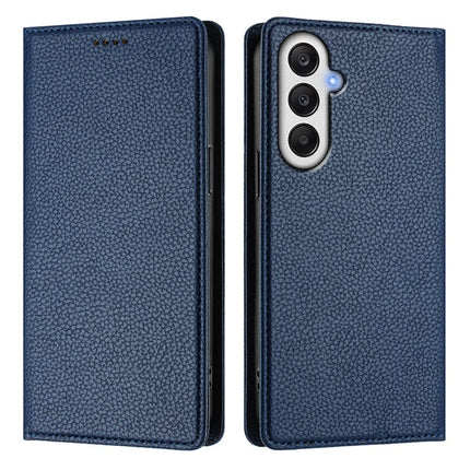 For Samsung Galaxy A05s 4G Wallet Case RFID Blocking Litchi Texture Leather Mobile Cover
