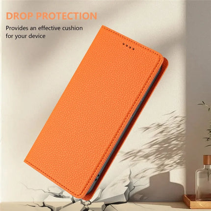 For Samsung Galaxy A05s 4G Wallet Case RFID Blocking Litchi Texture Leather Mobile Cover