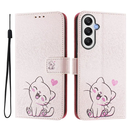 For Samsung Galaxy A05s 4G Case Pattern Printing Wallet Phone Cover with Strap