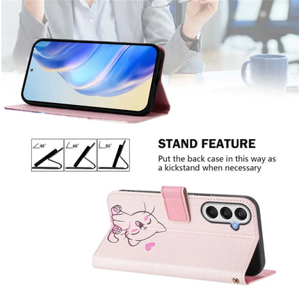 For Samsung Galaxy A05s 4G Case Pattern Printing Wallet Phone Cover with Strap