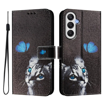 For Samsung Galaxy A05s 4G Case Pattern Printing Wallet Phone Cover with Strap
