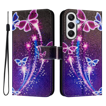 For Samsung Galaxy A05s 4G Case Pattern Printing Wallet Phone Cover with Strap