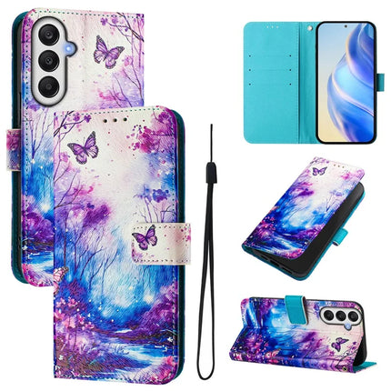 For Samsung Galaxy A05s 4G Case Pattern Printing Wallet Phone Cover with Strap - Dream Valley