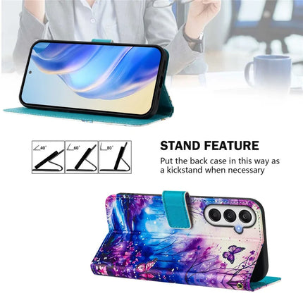 For Samsung Galaxy A05s 4G Case Pattern Printing Wallet Phone Cover with Strap