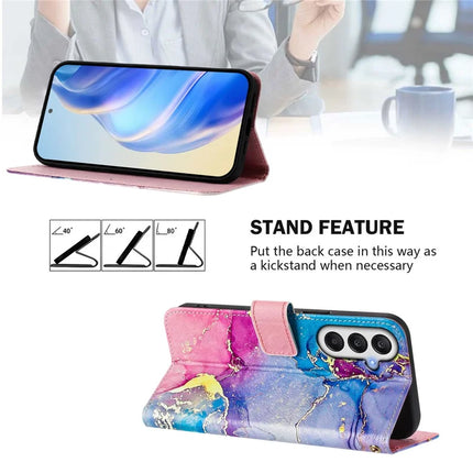 For Samsung Galaxy A05s 4G Case Pattern Printing Wallet Phone Cover with Strap