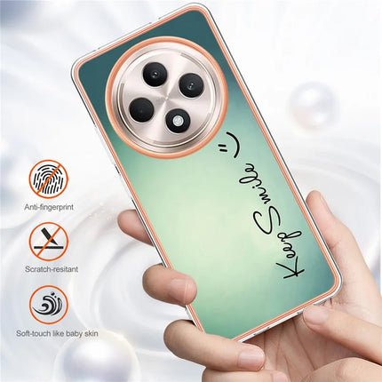 For Oppo Reno12 F 4G / Oppo Reno12 F 5G Case IMD-D Pattern Printing 2.0mm TPU Phone Back Cover