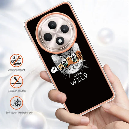 For Oppo Reno12 F 4G / Oppo Reno12 F 5G Case IMD-D Pattern Printing 2.0mm TPU Phone Back Cover