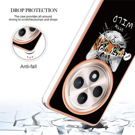 For Oppo Reno12 F 4G / Oppo Reno12 F 5G Case IMD-D Pattern Printing 2.0mm TPU Phone Back Cover