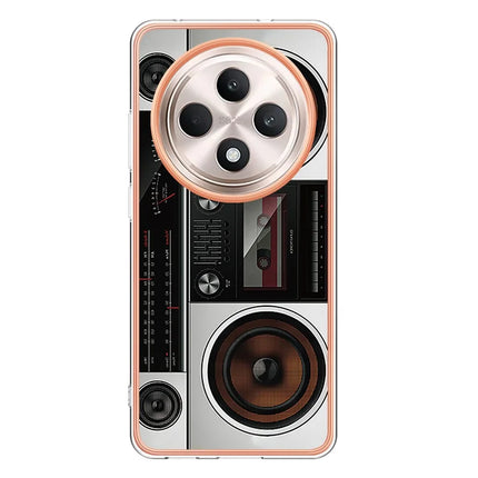 For Oppo Reno12 F 4G / Oppo Reno12 F 5G Case IMD-D Pattern Printing 2.0mm TPU Phone Back Cover