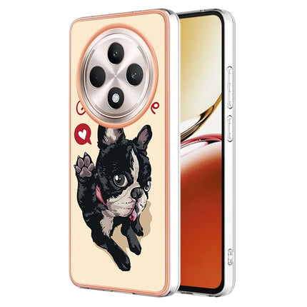 For Oppo Reno12 F 4G / Oppo Reno12 F 5G Case IMD-D Pattern Printing 2.0mm TPU Phone Back Cover - Dog