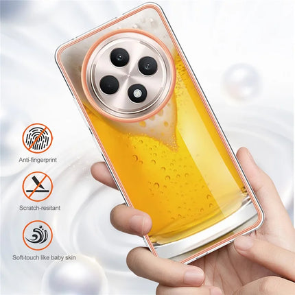 For Oppo Reno12 F 4G / Oppo Reno12 F 5G Case IMD-D Pattern Printing 2.0mm TPU Phone Back Cover