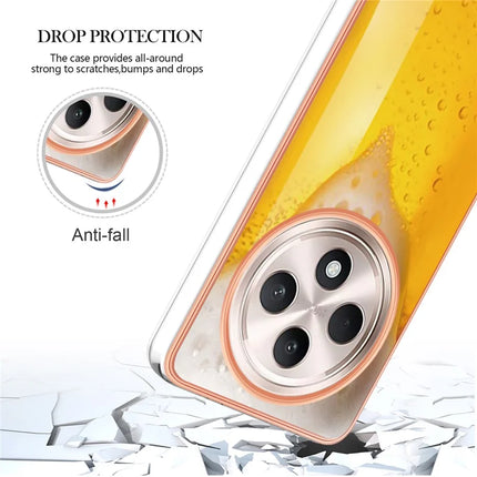 For Oppo Reno12 F 4G / Oppo Reno12 F 5G Case IMD-D Pattern Printing 2.0mm TPU Phone Back Cover