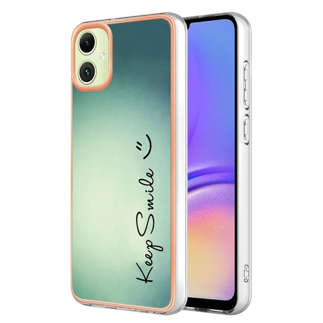 For Samsung Galaxy A06 Case IMD-D Pattern Printing 2.0mm TPU Phone Back Cover - Keep Smile