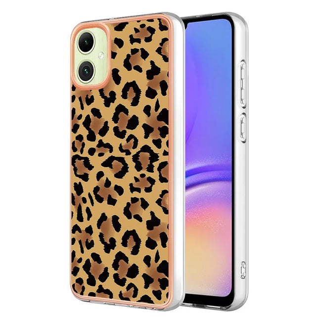For Samsung Galaxy A06 Case IMD-D Pattern Printing 2.0mm TPU Phone Back Cover - Leopard Print