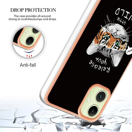 For Samsung Galaxy A06 Case IMD-D Pattern Printing 2.0mm TPU Phone Back Cover