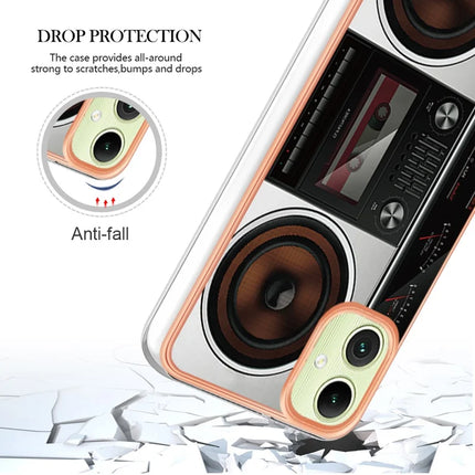 For Samsung Galaxy A06 Case IMD-D Pattern Printing 2.0mm TPU Phone Back Cover
