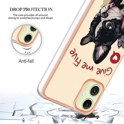 For Samsung Galaxy A06 Case IMD-D Pattern Printing 2.0mm TPU Phone Back Cover