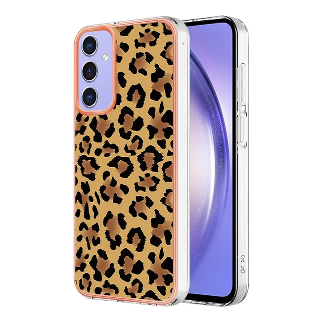 For Samsung Galaxy A16 5G / Galaxy A16 4G Case IMD-D Pattern Printing 2.0mm TPU Phone Back Cover - Leopard Print