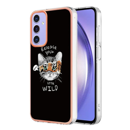 For Samsung Galaxy A16 5G / Galaxy A16 4G Case IMD-D Pattern Printing 2.0mm TPU Phone Back Cover - Cat / Tiger