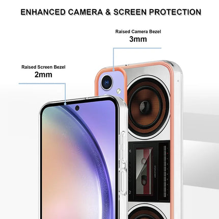 For Samsung Galaxy A16 5G / Galaxy A16 4G Case IMD-D Pattern Printing 2.0mm TPU Phone Back Cover