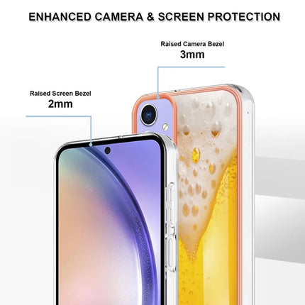 For Samsung Galaxy A16 5G / Galaxy A16 4G Case IMD-D Pattern Printing 2.0mm TPU Phone Back Cover