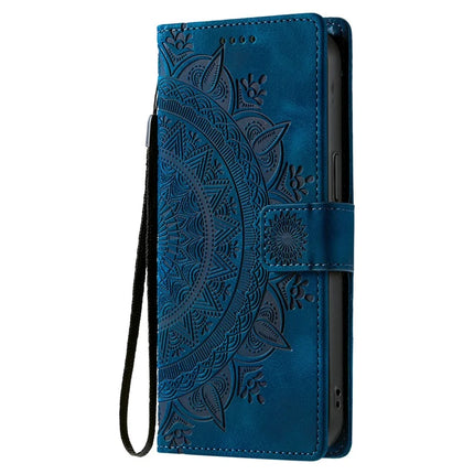 Style 018 For Motorola Moto G85 5G Case Imprinted Totem Skin Feel Wallet Leather Phone Cover