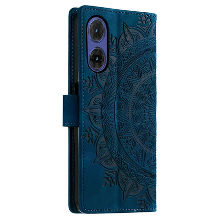 Style 018 For Motorola Moto G85 5G Case Imprinted Totem Skin Feel Wallet Leather Phone Cover