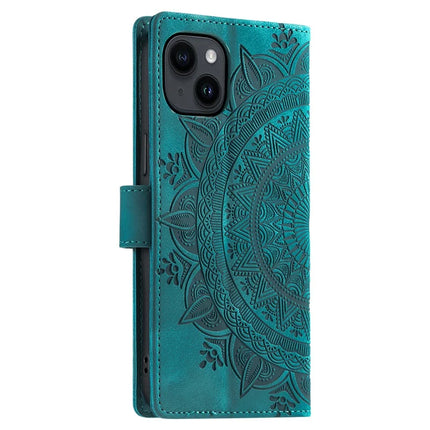 Style 018 For iPhone 13 Case Imprinted Totem Skin Feel Wallet Leather Phone Cover