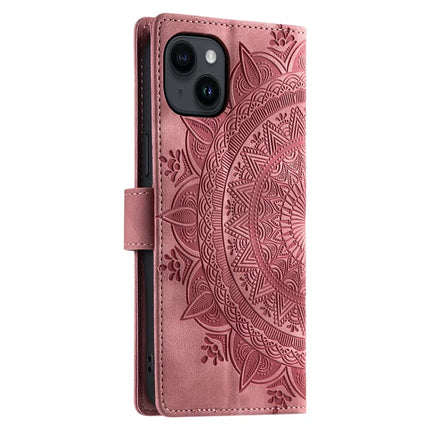 Style 018 For iPhone 13 Case Imprinted Totem Skin Feel Wallet Leather Phone Cover