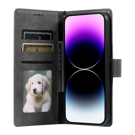 Style 018 For iPhone 13 Pro Max Case Imprinted Totem Skin Feel Wallet Leather Phone Cover