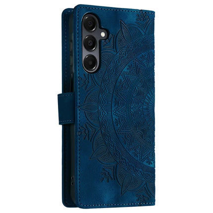 Style 018 For Samsung Galaxy A15 5G  /  4G Case Imprinted Totem Skin Feel Wallet Leather Phone Cover