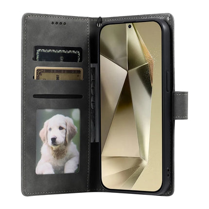 Style 018 For Samsung Galaxy A55 5G Case Imprinted Totem Skin Feel Wallet Leather Phone Cover
