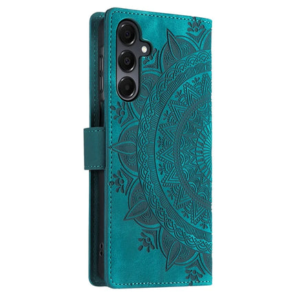 Style 018 For Samsung Galaxy A55 5G Case Imprinted Totem Skin Feel Wallet Leather Phone Cover