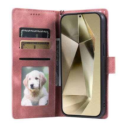 Style 018 For Samsung Galaxy A55 5G Case Imprinted Totem Skin Feel Wallet Leather Phone Cover