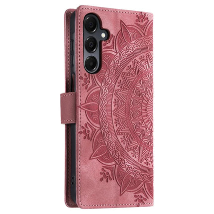 Style 018 For Samsung Galaxy A55 5G Case Imprinted Totem Skin Feel Wallet Leather Phone Cover