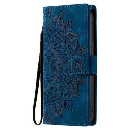 Style 018 For Samsung Galaxy S23 FE Case Imprinted Totem Skin Feel Wallet Leather Phone Cover