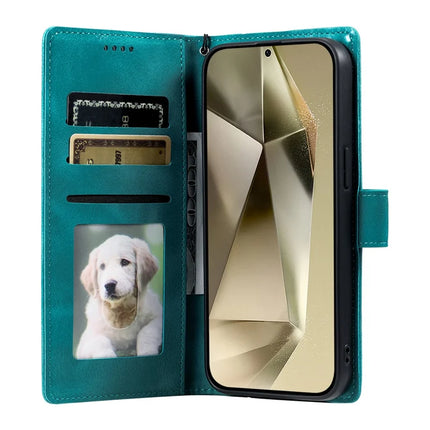 Style 018 For Samsung Galaxy S23 FE Case Imprinted Totem Skin Feel Wallet Leather Phone Cover