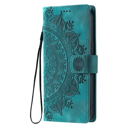 Style 018 For Samsung Galaxy S23 FE Case Imprinted Totem Skin Feel Wallet Leather Phone Cover