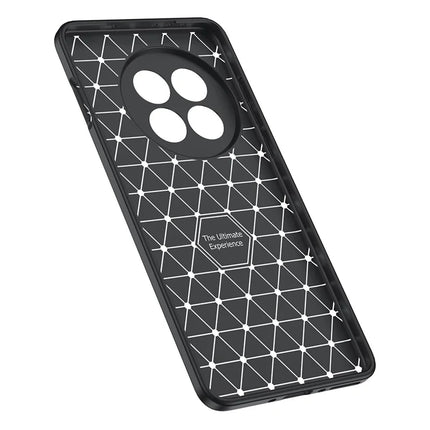 For OnePlus 13 Case Litchi Texture TPU Flexible Phone Cover, Black